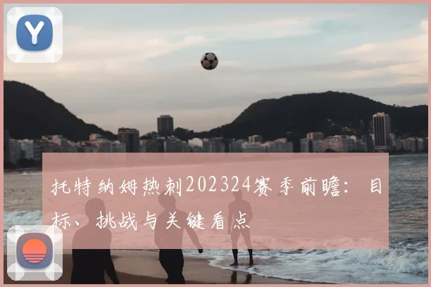 托特纳姆热刺202324赛季前瞻：目标、挑战与关键看点